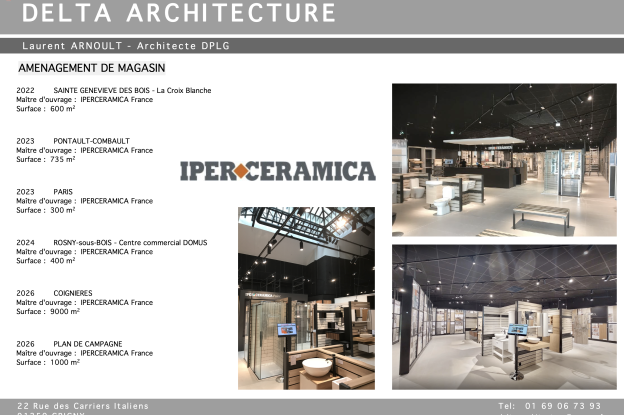 Aménagement de magasins Iperceramica