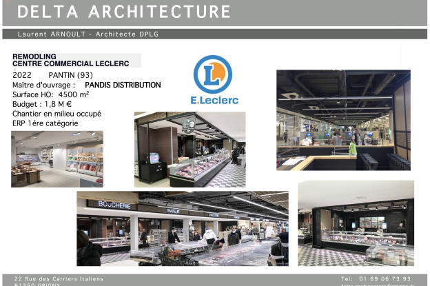 Aménagement magasin E.Leclerc