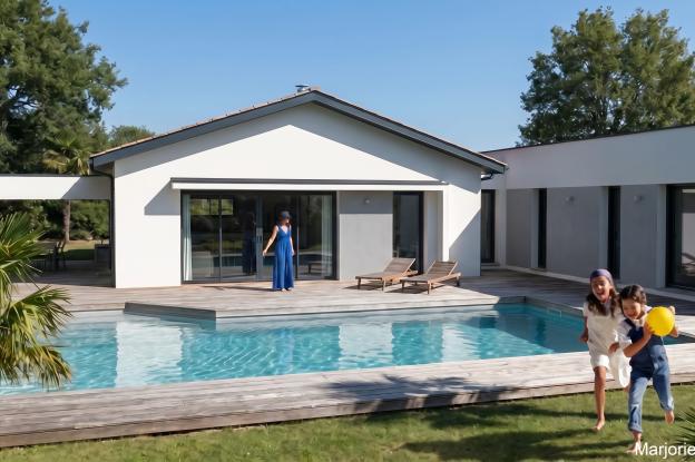 maison des années 90 transformée en maison contemporaine