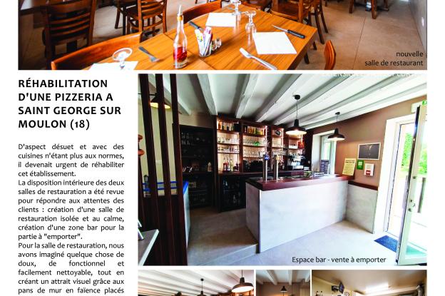 rehabilitation d'une pizzeria