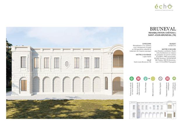 Réhabilitation château • Transformation logements | Normandie (76)