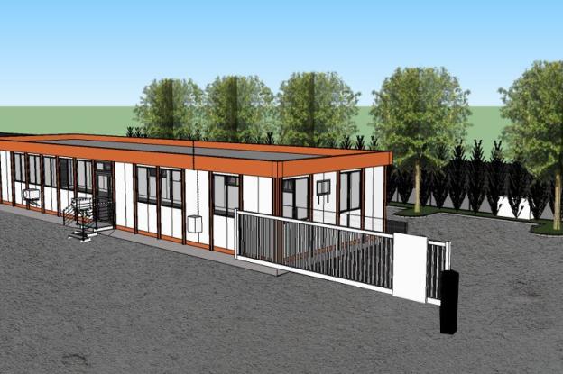 Algeco actuel à conserver pour construire l'étage
