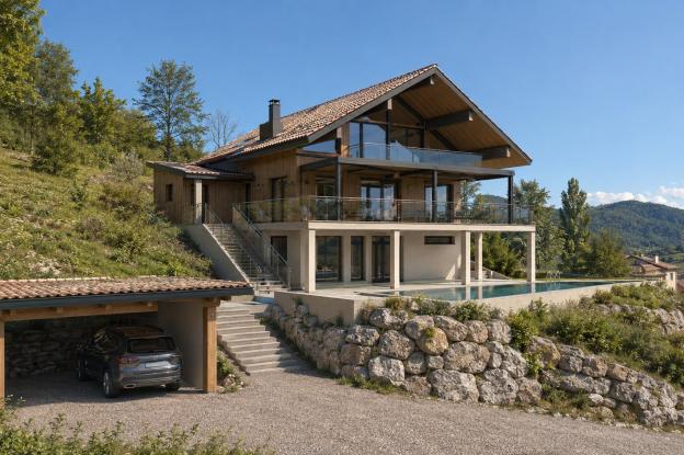 Maison bois 230 m²