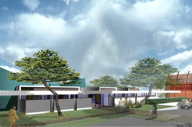 Projet de construction d'un centre hospitalier à Quimper - Concours - Projet non retenu
