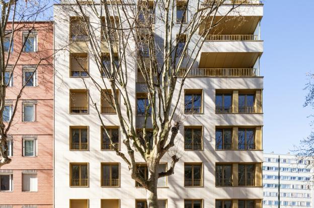 Façade sur boulevard Jean Jaurès