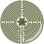 logo AARGO (labyrinthe) Agence ARchitecture Goulven Omnès