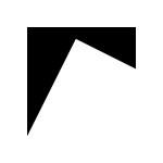 Logo ALPSTUDIO, symbole géométrique noir.
