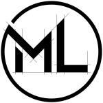 Logo Marlène Lombard Architecte – lettres ML noires dans un cercle
