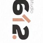 logo du studio 612 le 1 est en couleur beige les autres chiffres sont en noir 