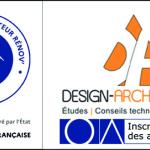Logo Design architecte MAR RF Ordre des architecte 