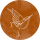 Logo de l'Atelier Sittelle sur fond ocre