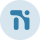 Logo de Topi bleu foncé sur fond circulaire bleu clair. 