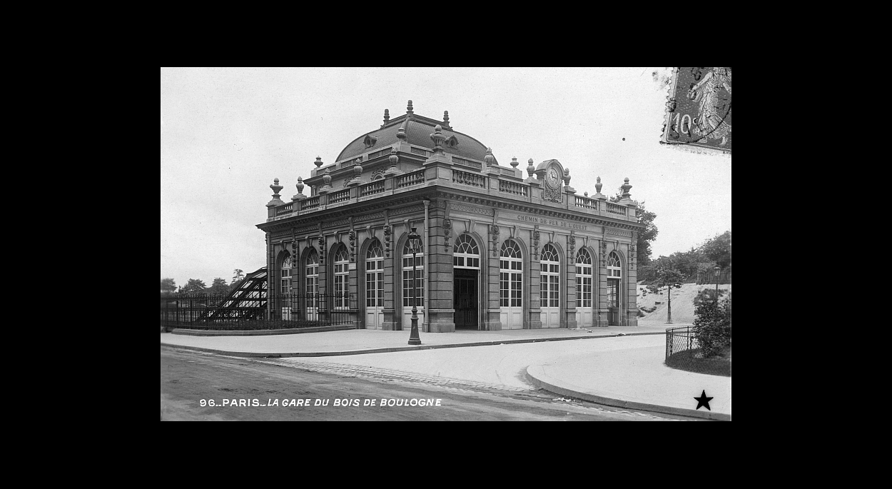 Gare du Bois de Boulogne en 1900