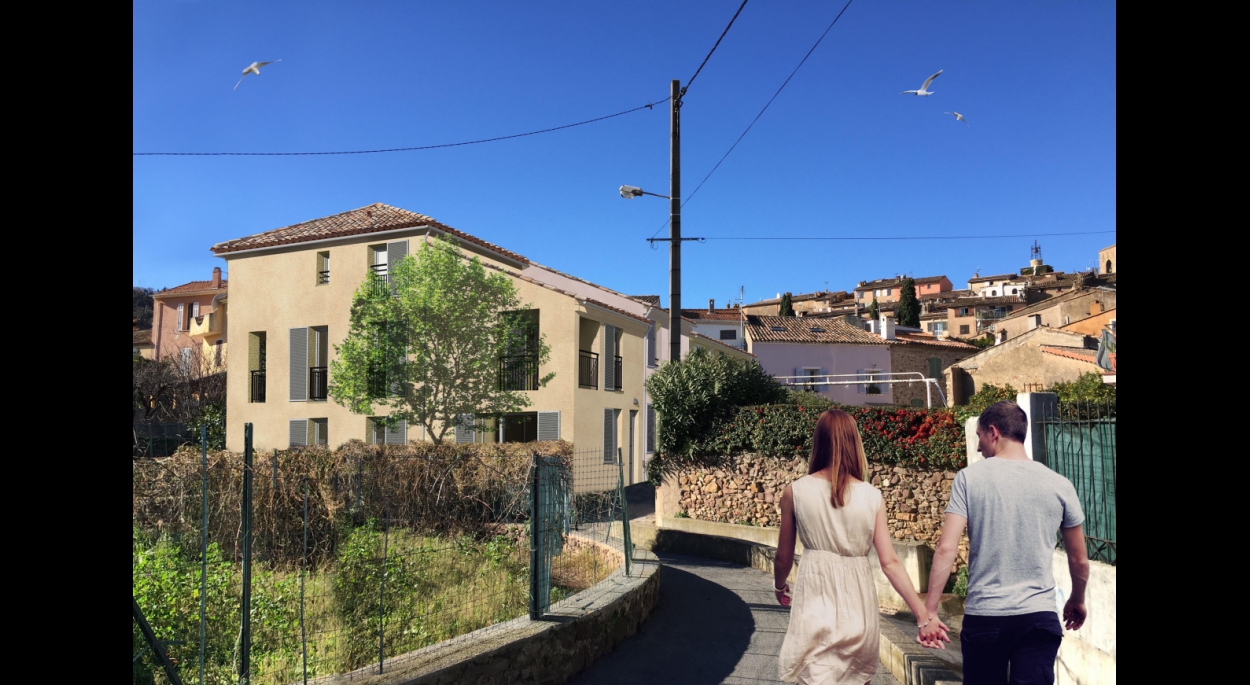 Construction d'un immeuble de huit logements à Roquebrune sur Argens