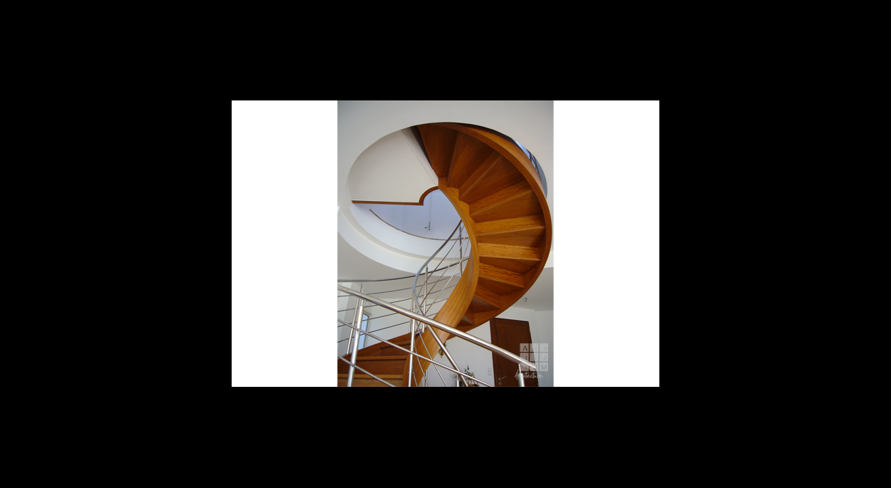 escalier contemporain bois architecte nantes