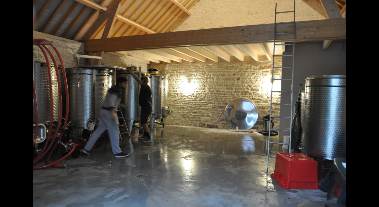 Rénovation grange viticole