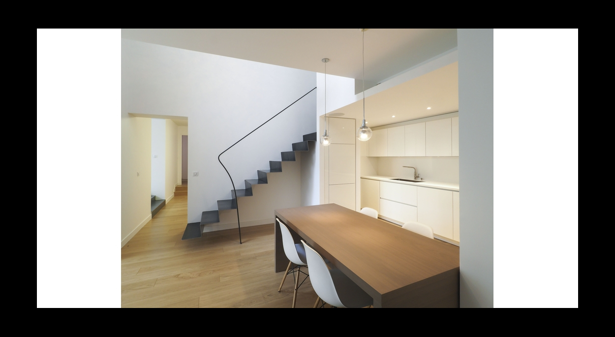Reconfiguration lourde appartement paris - Fabrice Commerçon Architecte