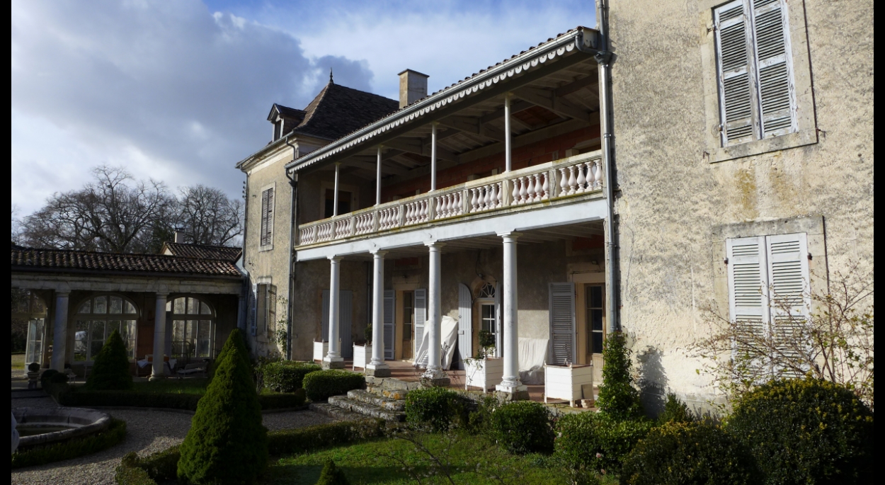 réhabilitation d'une demeure bourgeoise du dix-huitième dans le Lot-et-Garonne