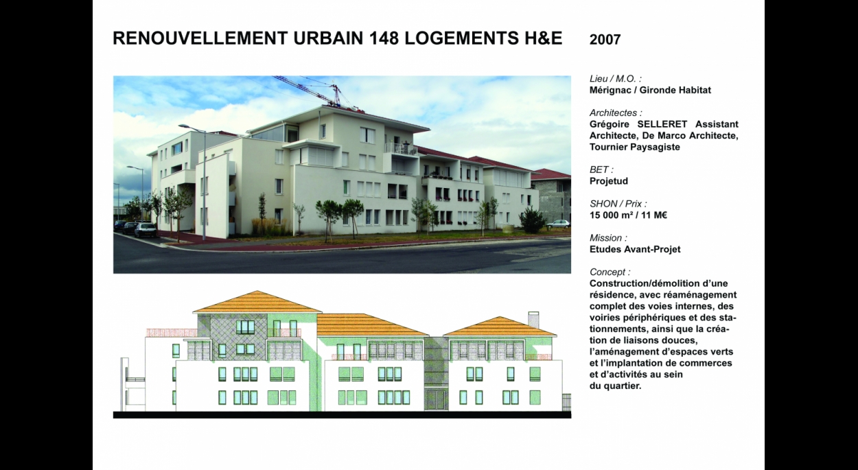 148 logements H&E à Mérignac
