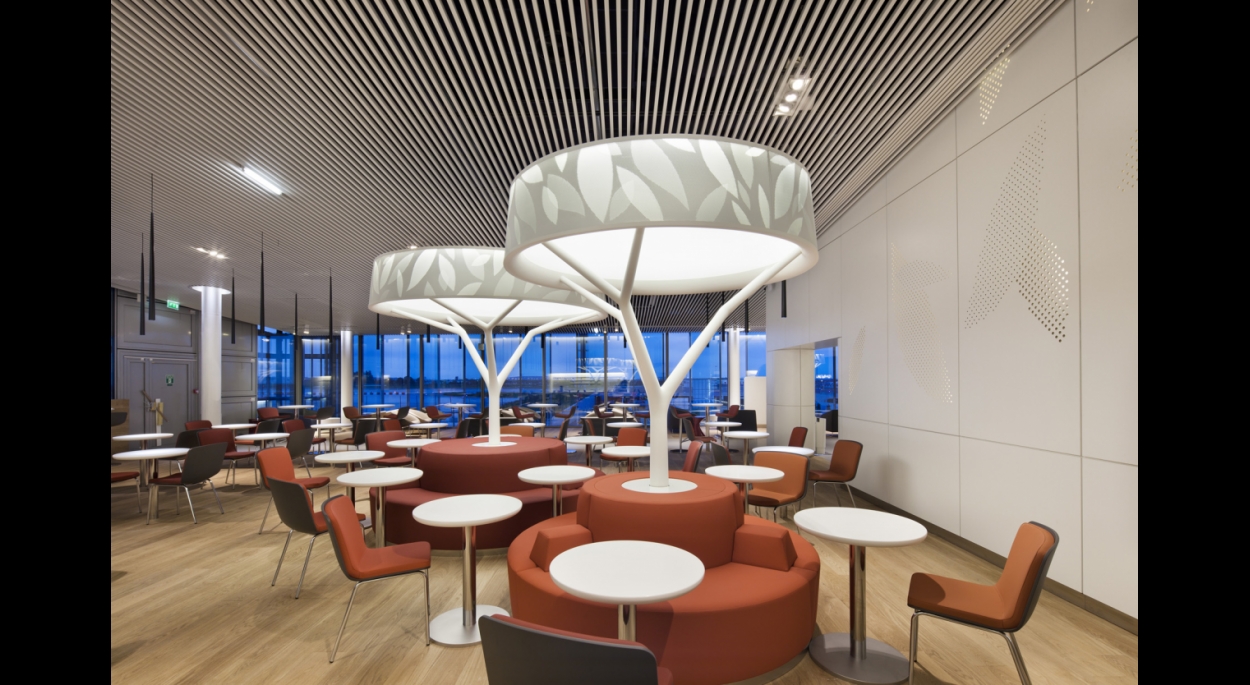 Salon VIP Air France par SLA Architecture