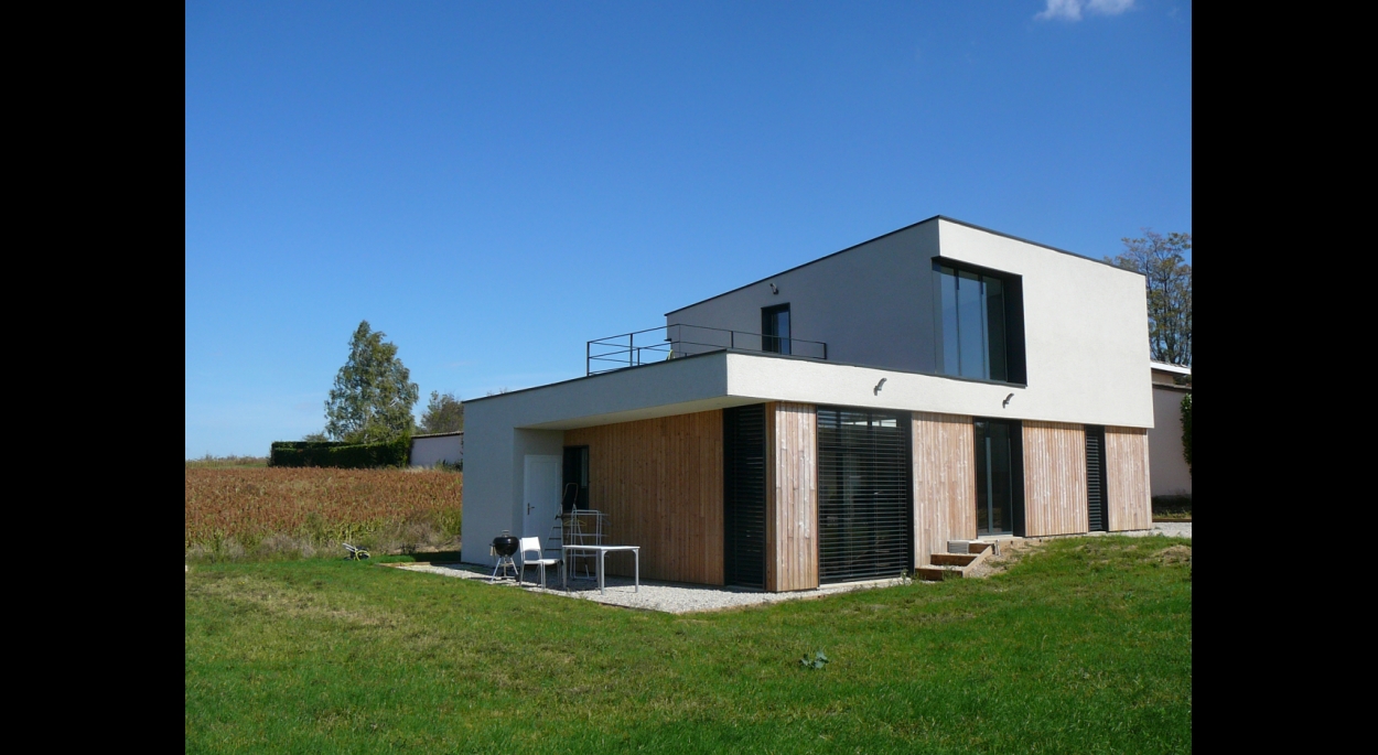 maison ossature bois près de Vienne (Isère)