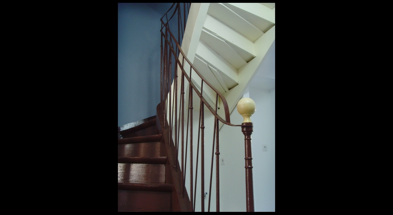 L'escalier rénové