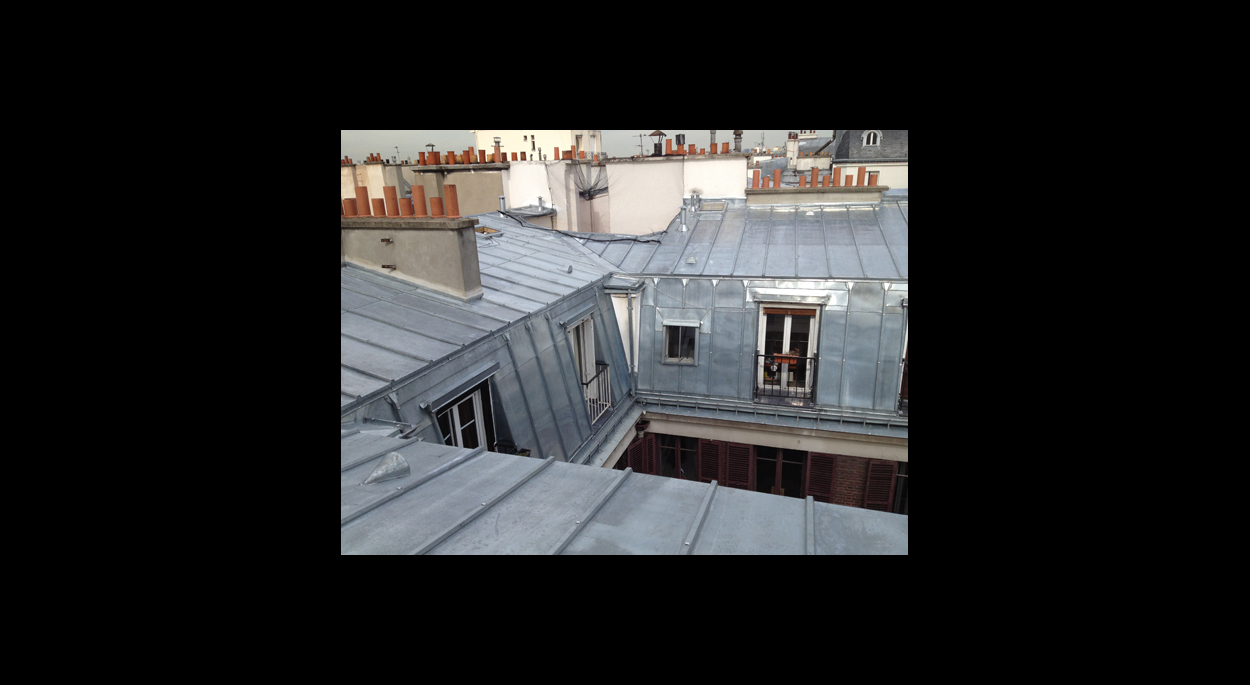 Rénovation toiture zinc immeuble
