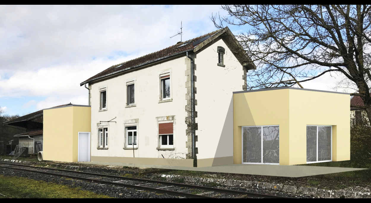 Extension maison habitation Demange-aux-Eaux Benjamin Fedeli Architecte