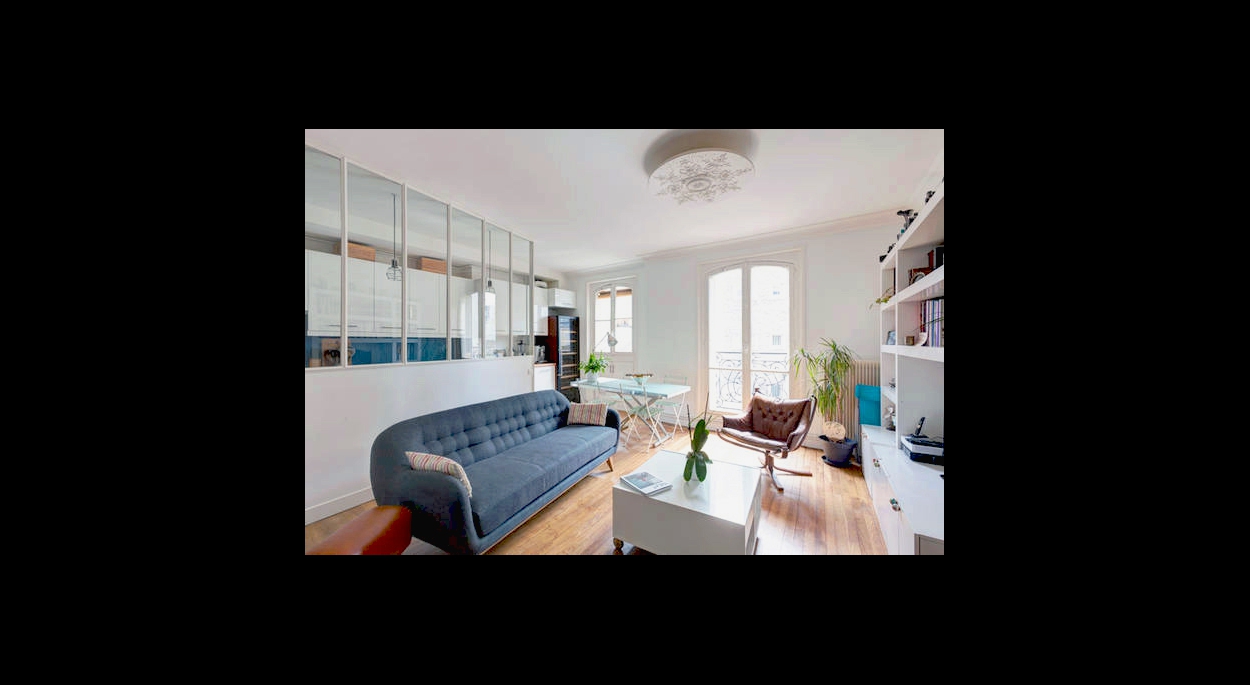 Appartement Lamarck, Paris  - Crédit photo : Ring Studio Architecture - DR