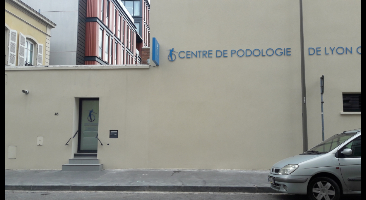 La façade du centre de podologie