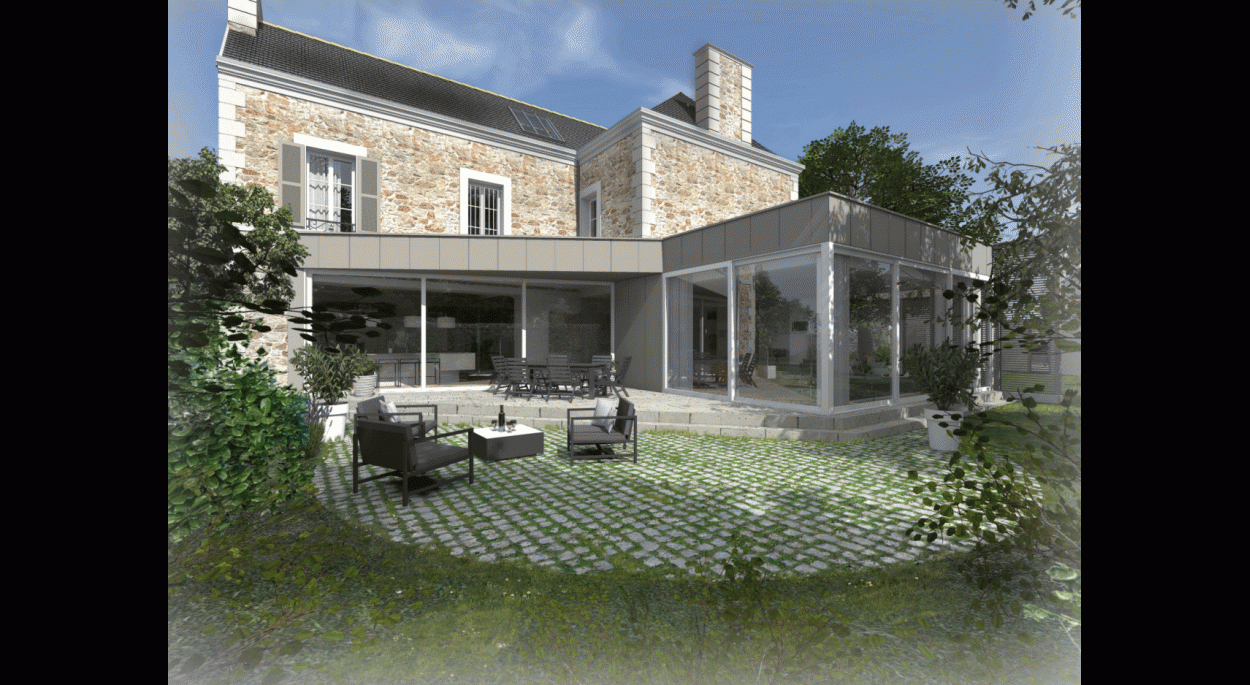 Extension et rénovation d'une maison bourgeoise à Saint-Malo (35) - Architecte ATELIER 14