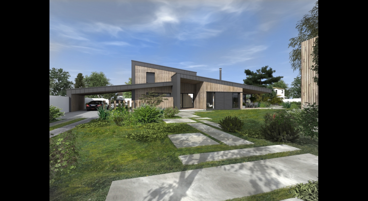 Construction d'une maison à Clisson (44) - Architecte ATELIER 14