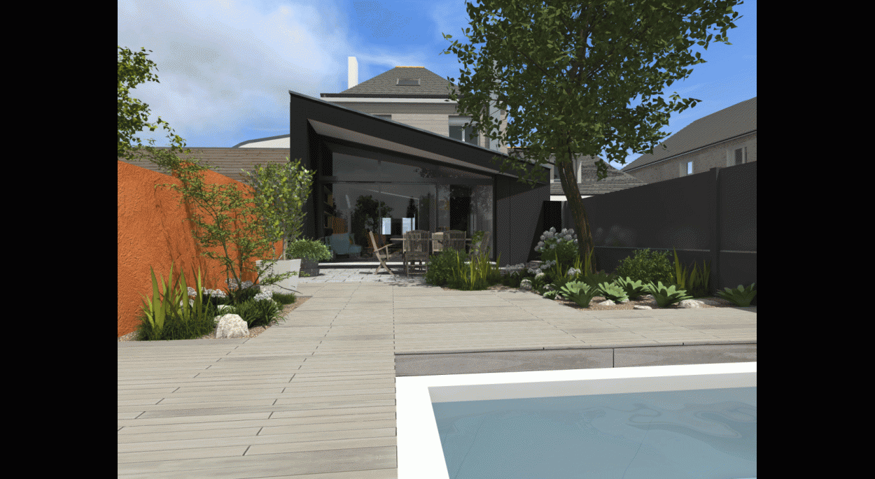 Extension d'une maison de ville à Avrillé (49) - architecte Atelier 14