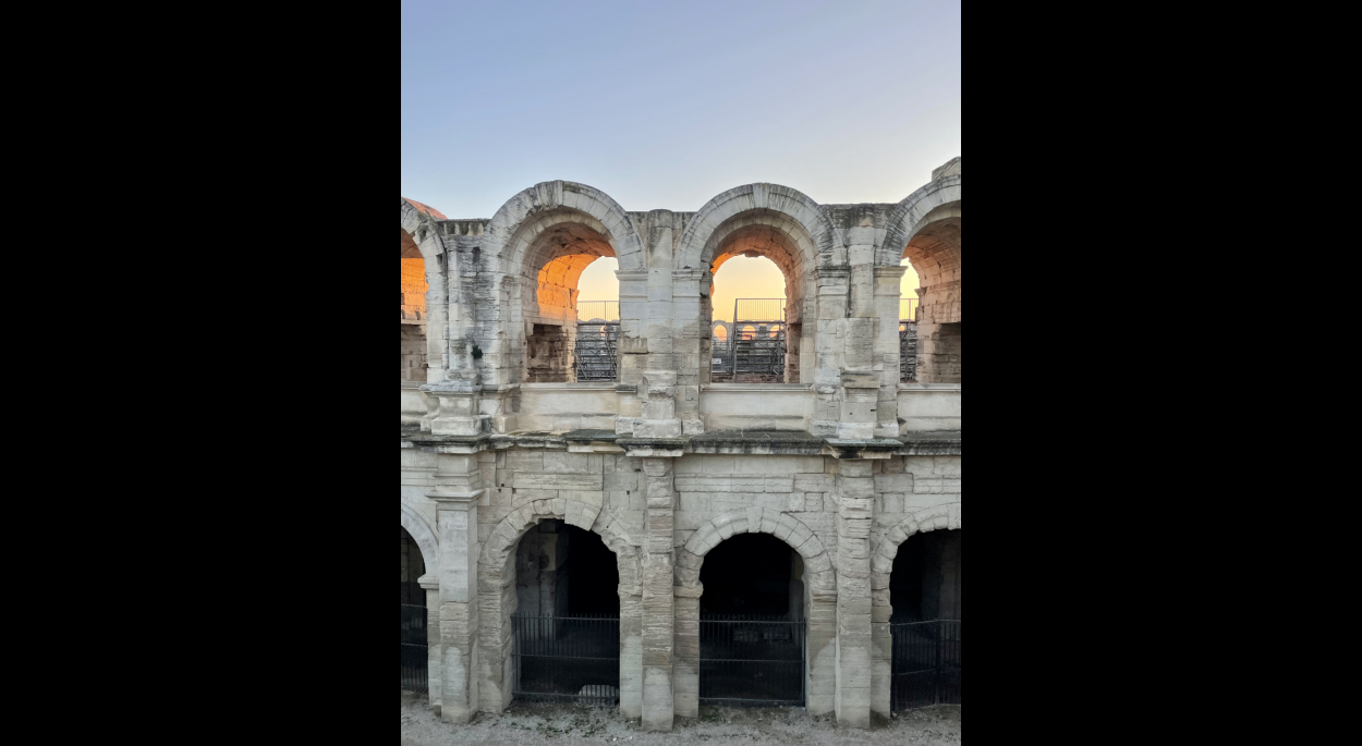 Vue sur les Arènes d'Arles