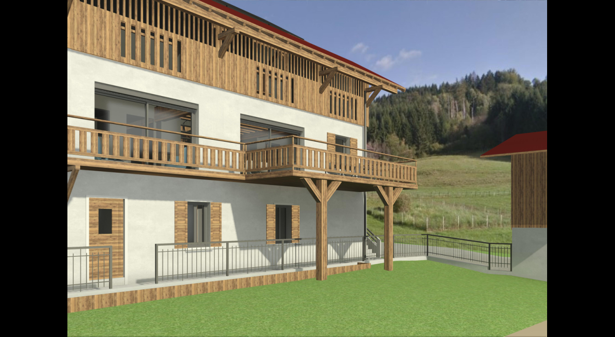 Rénovation d'un bâtiment traditionnel pour une transformation en habitation