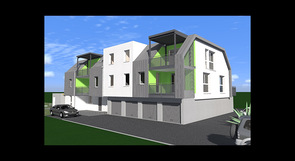 Construction d'un immeuble de 8 logements labellisé BBC à Eschau