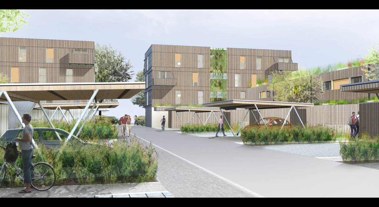 Construction de 20 logements «EFFINERGIE +», de 7 maisons passives et de 2 locaux tertiaires à Colmar