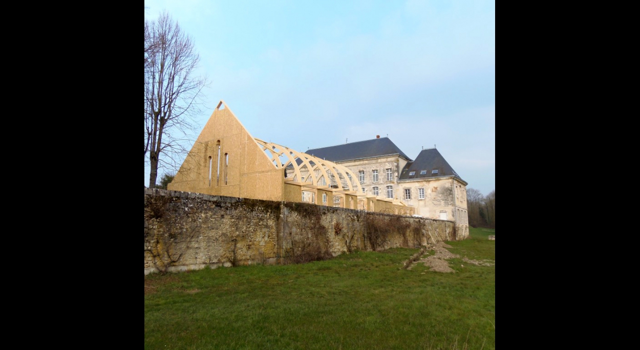 Chapelle bois bioclimatique - Construction
