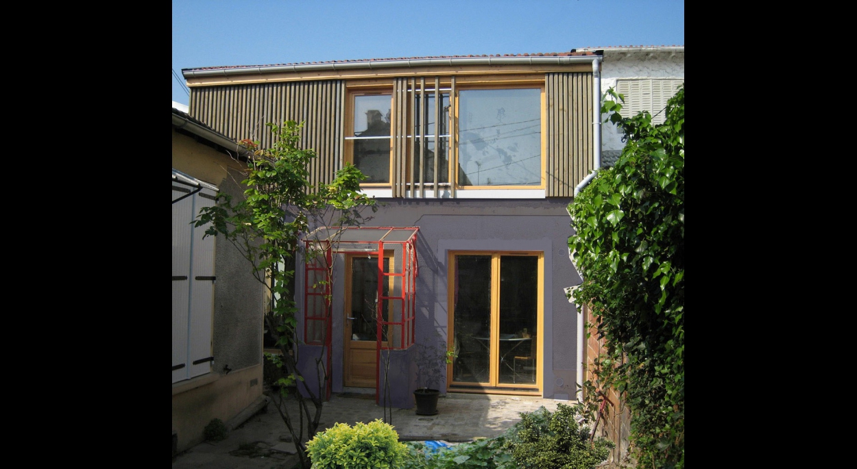 Surélévation et réhabilitation lourde d'une maison à Bagnolet