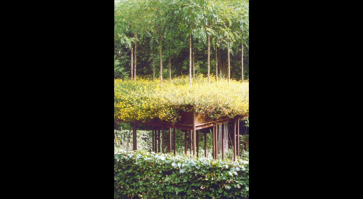 Babylones jardin suspendu festival des jardins de chaumont sur loire 1996 1997 benoit sejourne architecte