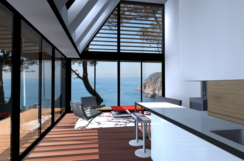Construction de maison contemporaine style loft en containers maritime - projet par l'Atelier S Architectures, architecte à Toulouse