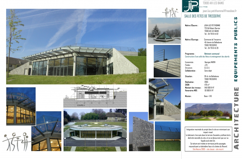 Salle communale de Tresserve - JLP architecte