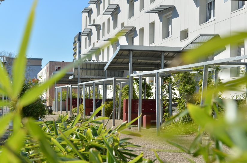 La résidentialisation des espaces extérieurs a permis d’assurer les continuités piétonnes et de créer de nouveaux lieux dédiés au stationnement, au jardin et à la convivialité.