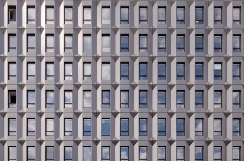 Spectaculaire ré-architecture de bureaux à Paris 13ème - Nouvelle façade