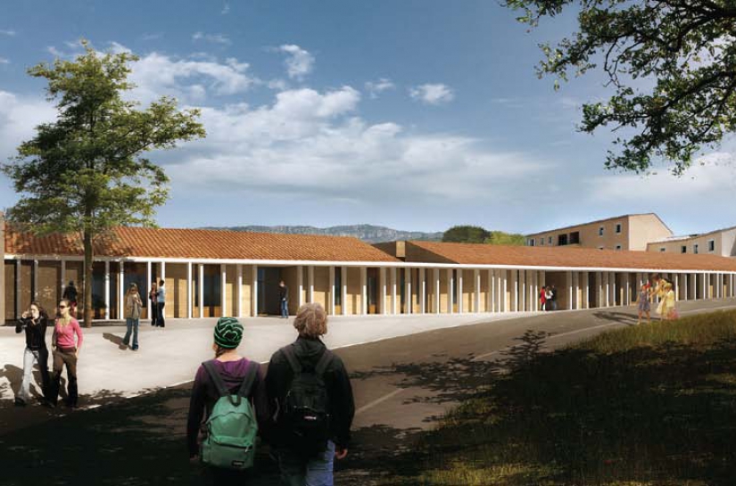 Construction de l'Ecole et de  l'Espace Thyde Monnier, Allauch [13]