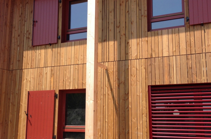 Construction d'une maison individuelle bois BBC à Saint Denis du Pin (17)