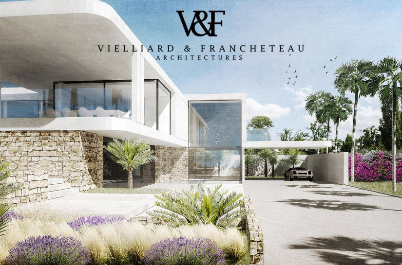 Villa d'architecte luxe à Saint Jean Cap Ferrat