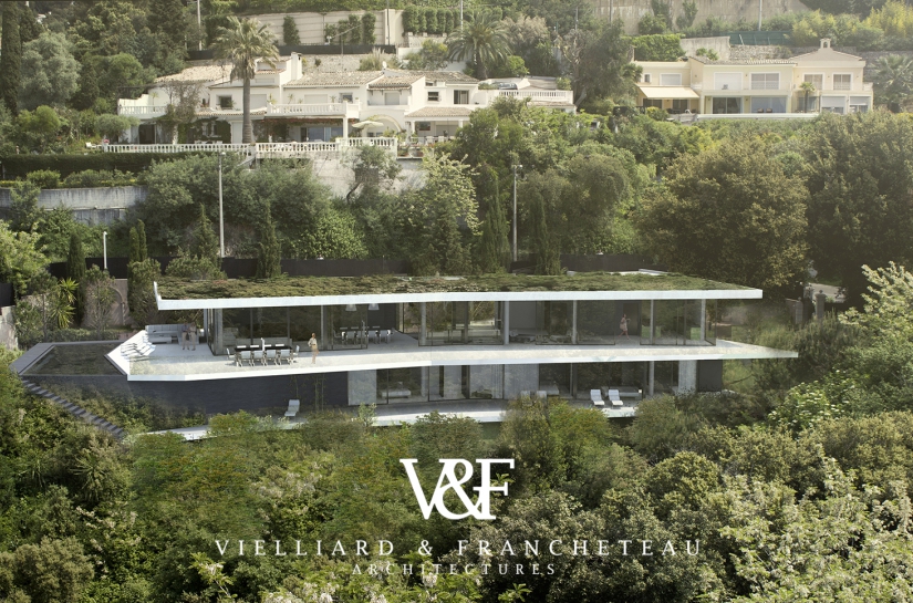 Villa contemporaine de luxe à Cannes