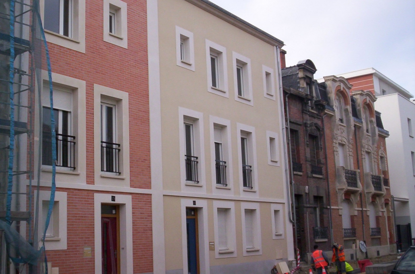 Construction, Logements locatifs, Architecture, Reims