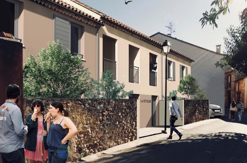 Création d'une immeuble collectif à Roquebrune sur Argens